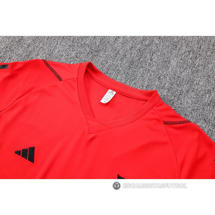 Chandal del Flamengo Manga Corta 23-24 Rojo - Pantalon Corto